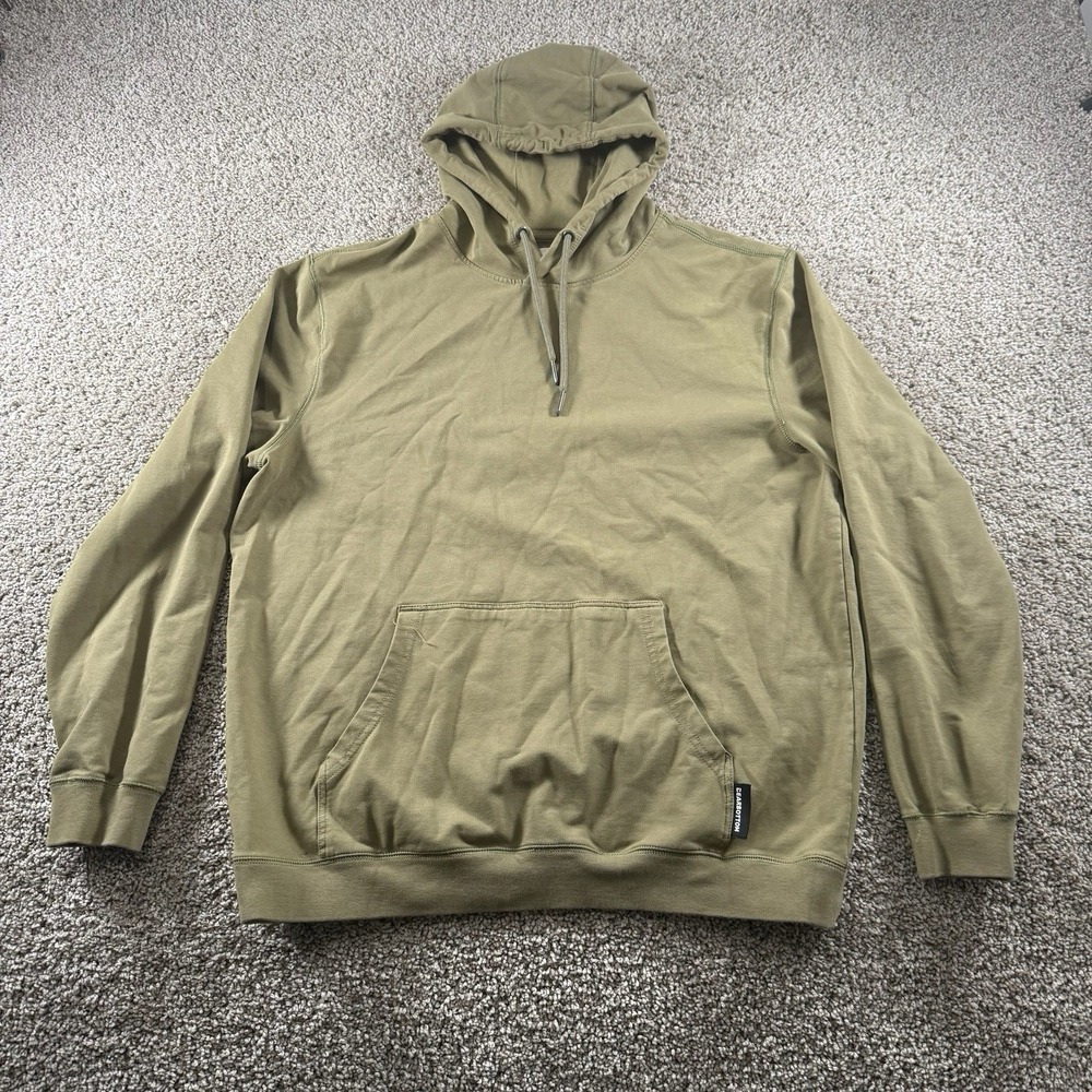 Bear Bottom‎ Sweater Mens Size Medium Green Comfort Hoodie Long Sleeve Pullover